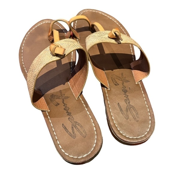 Seven7 Leather Toe-Ring Boho Sandals Size 8 - Picture 9 of 9